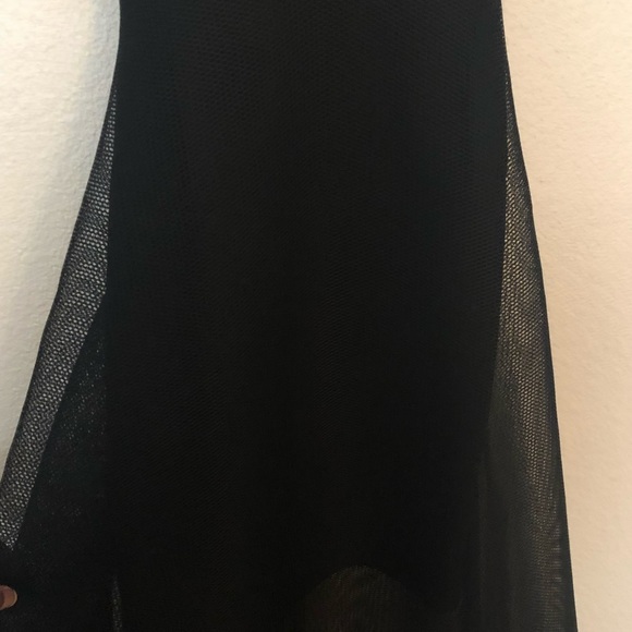 ANGL- Black Mesh Dress- Size small only worn twice - Picture 4 of 5